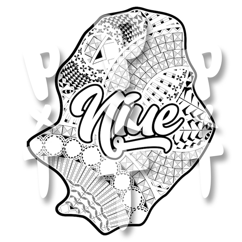 Niuean Hiapo Pattern Pack #2 - Etsy
