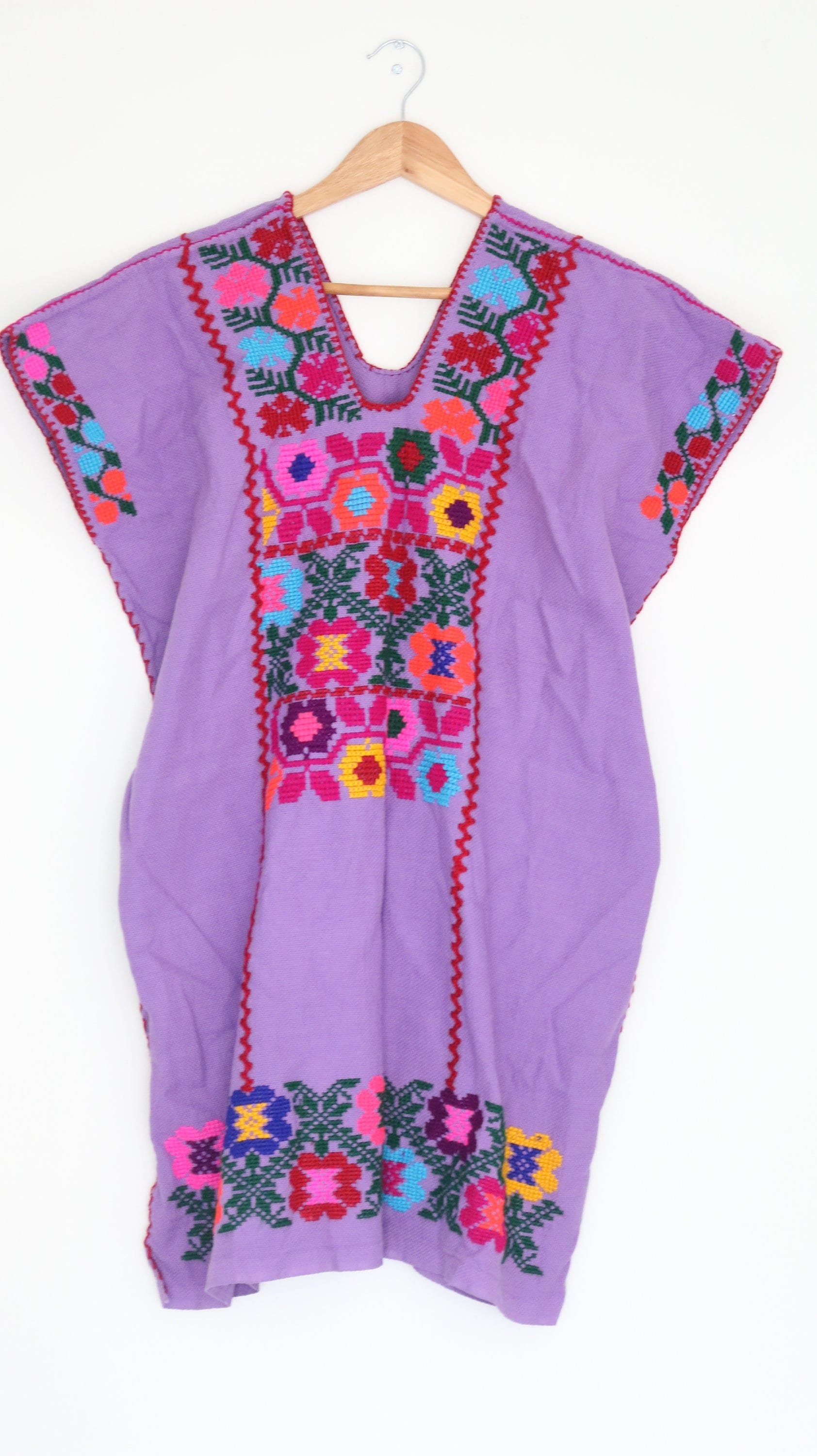 Huanengo Vestido Punto De Cruz Huanengo Vestido Bordado En Punto