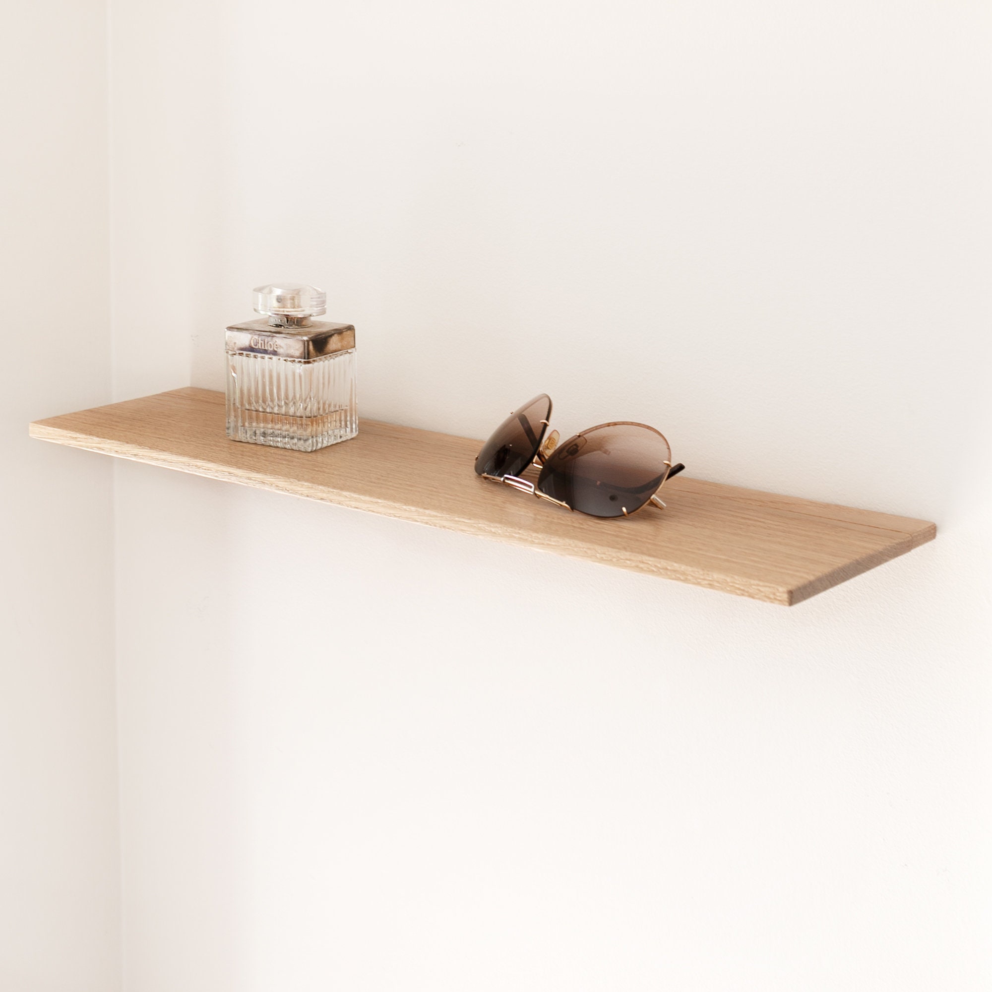 Oak shelves small floating shelves wall mounted shelf | Etsy