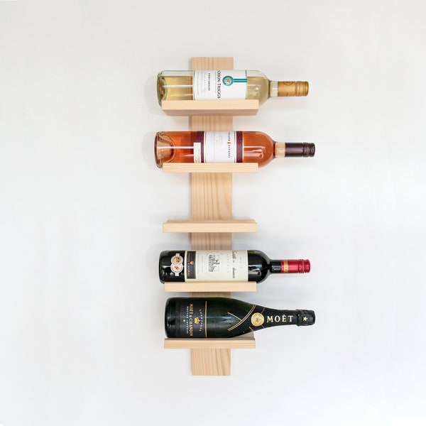 Wine rack gift , wine holder gift , wooden bottle rack, wall mounted wine display shelf