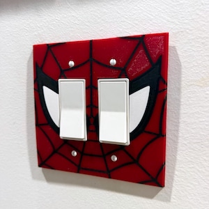 Spider-Man, 2 Gang, Light Switch Cover Plate