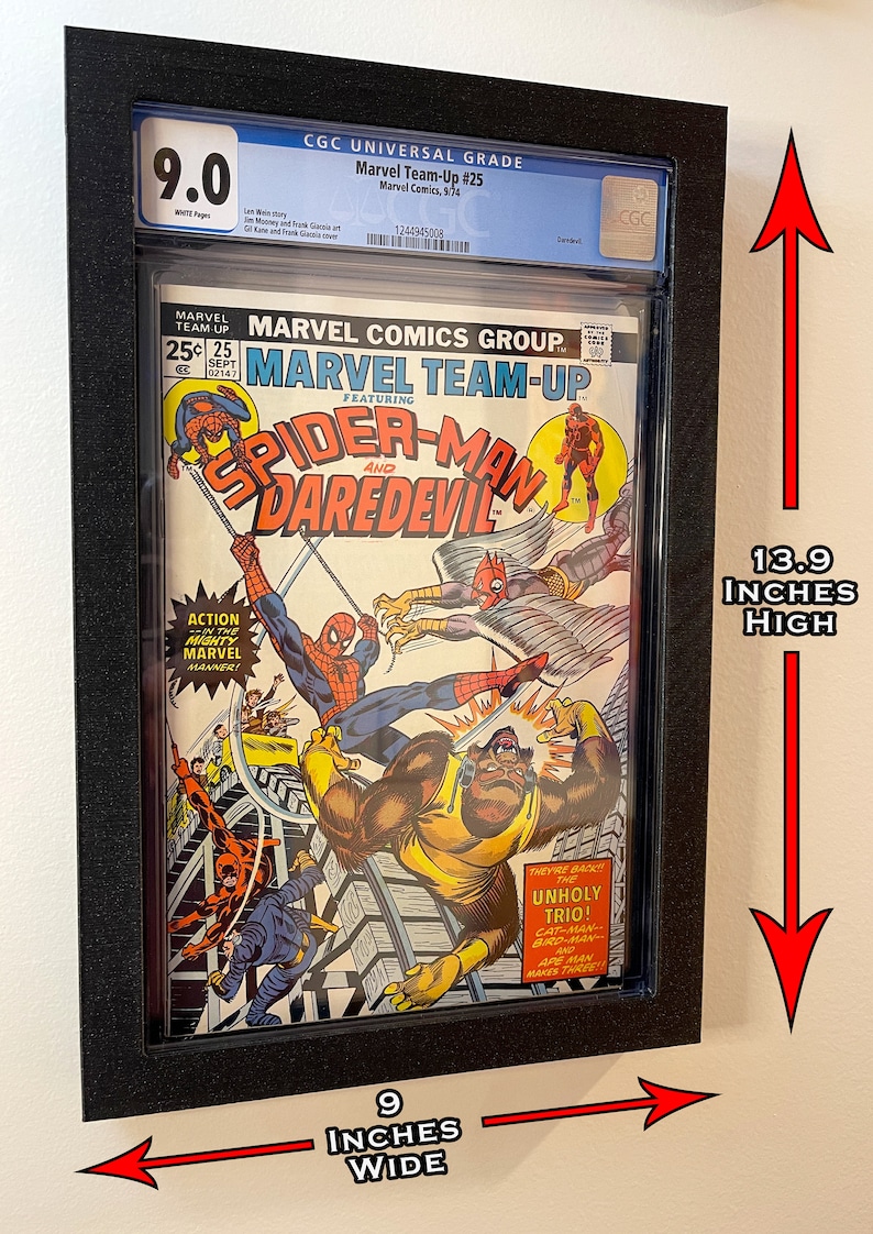 CGC/CBCS Graded Comic Book Wall Frame Etsy