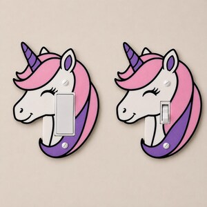 Unicorn Themed Light Switch Cover