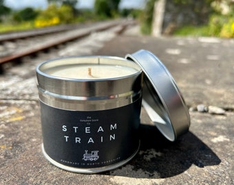 Steam train candle