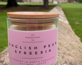 English pear & freesia Jar candle