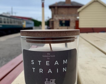 Steam train candle