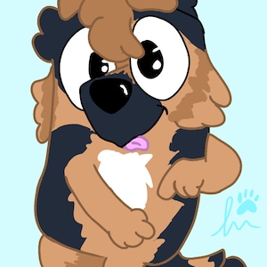 Bluey style pet portraits!