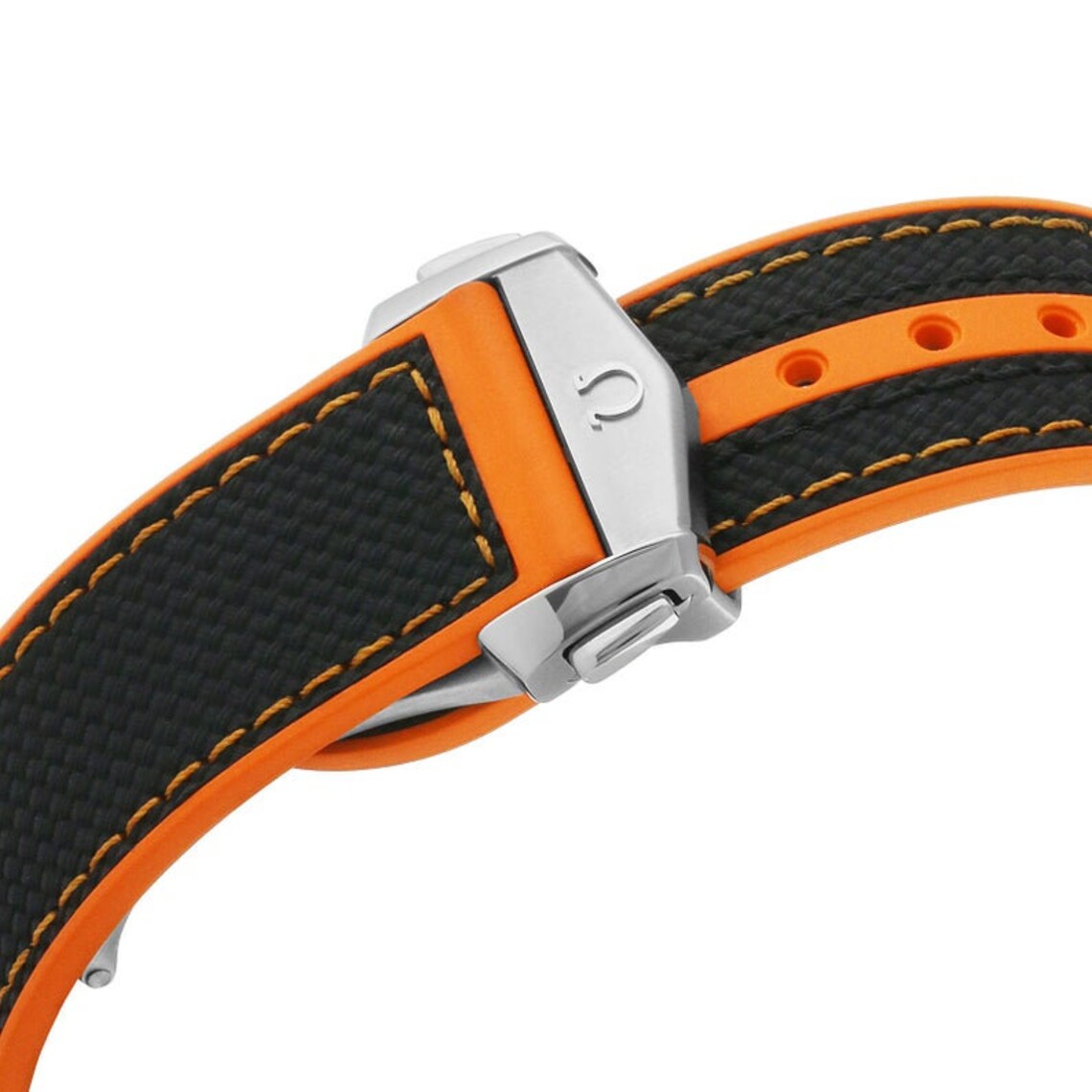 Omega Strap Nylon/Rubber Deployment Watch Strap For Omega Etsy