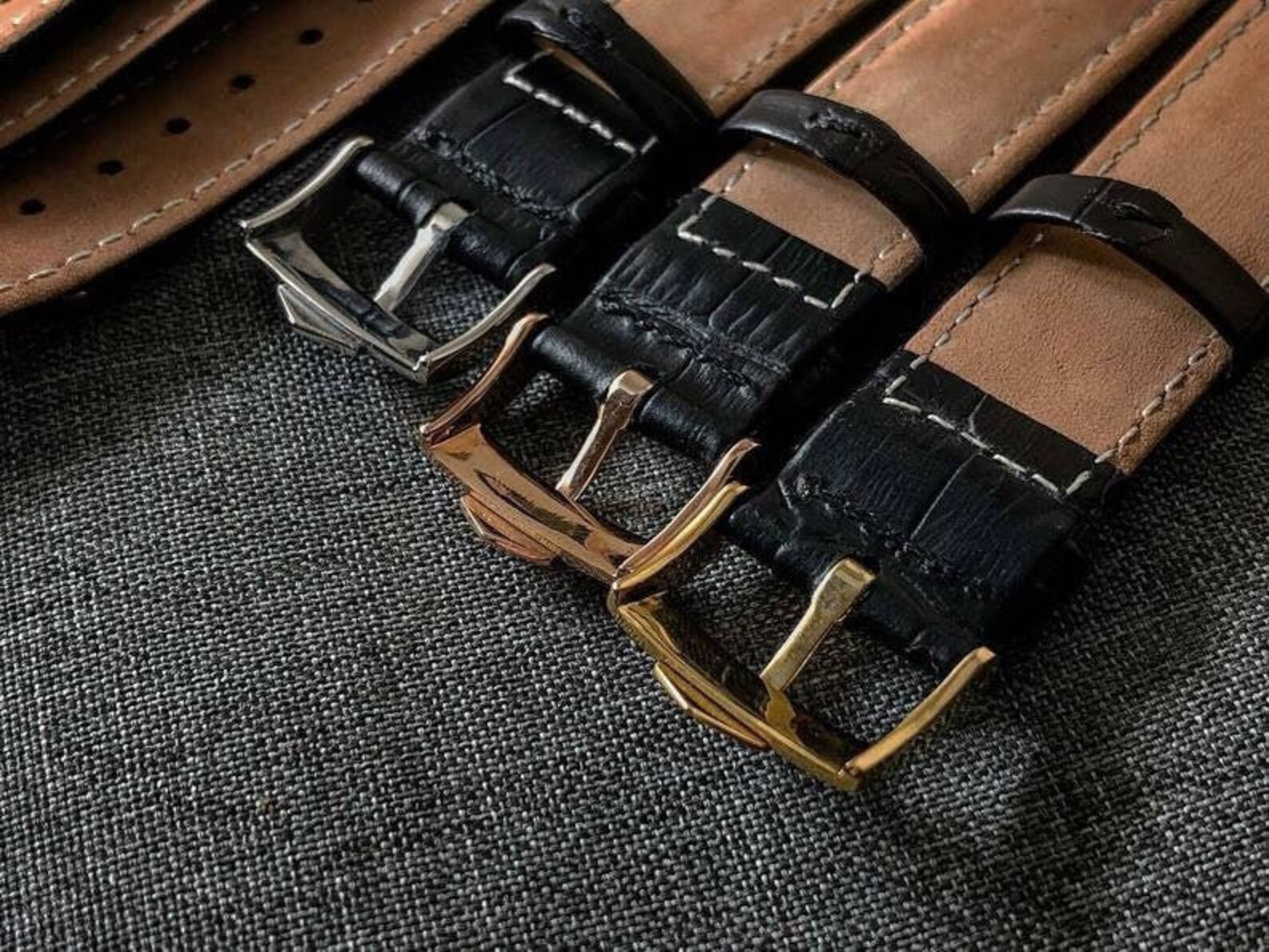 Tag Heuer Leather strap 20mn genuine leather tag heurer watch Etsy