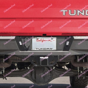 1pcs Chrome For Toyota Tundra Stainless Steel Laser Mirrored License Plate Frame New