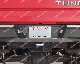 1pcs Chrome For Toyota Tundra Stainless Steel Laser Mirrored License Plate Frame New