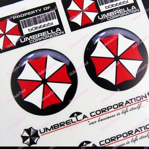 New For Umbrella Corp. Resident Evil Car Reflective Decal Sticker Window Vinyl
