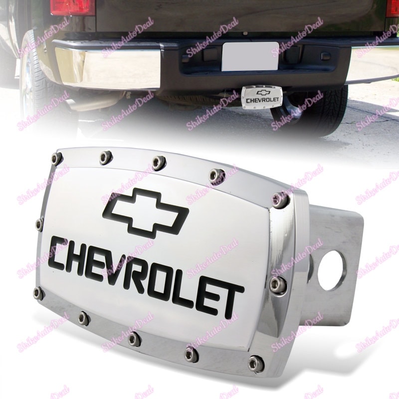 5x3" Stainless Steel Hitch Cover - Mirror Polished For 2" Receiver