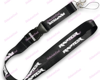 Nuevo producto oficial con licencia hecho por Au-Tomotive Gold, para Ford Raptor Car Neck Strap Lanyard Keyring Key chain Cellphone 1pcs