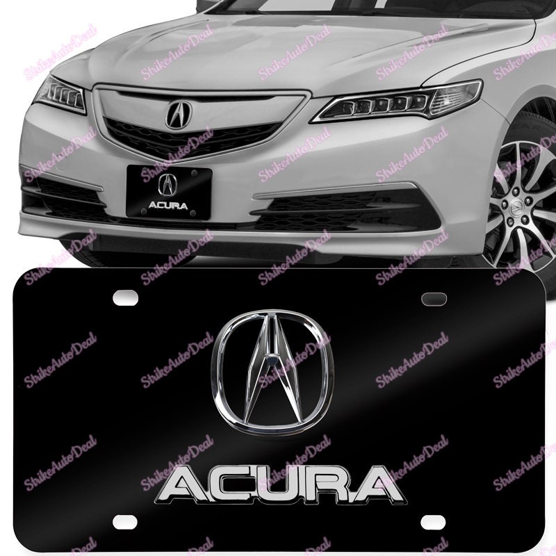 Acura license plate holder discount