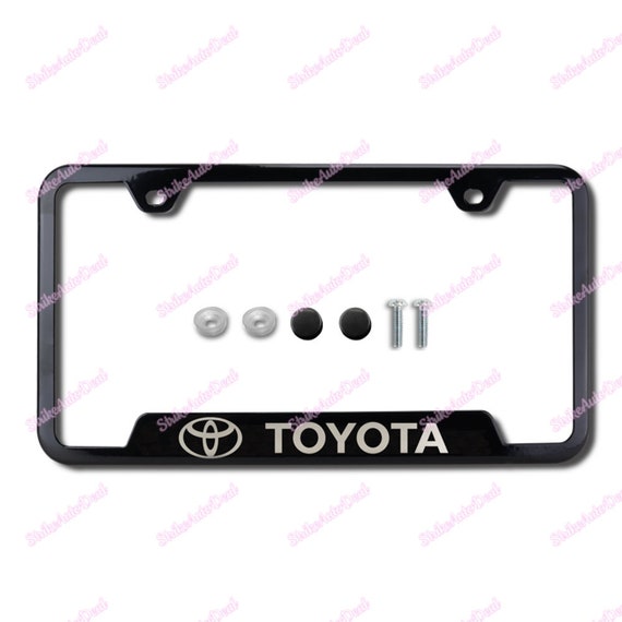 Toyota Standard Inverted License Plate Frame - Laser Etched Mirrored - – Tuning In Style - Foto 9