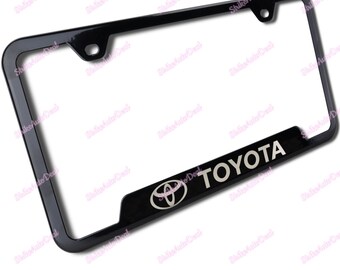 Toyota Standard Inverted License Plate Frame - Laser Etched Mirrored - – Tuning In Style - Foto 7