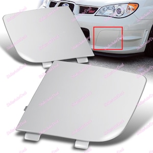 For 2006 - 2007 Subaru Impreza WRX STi Painted White Fog Light Lamp Bumper Bezel Cover