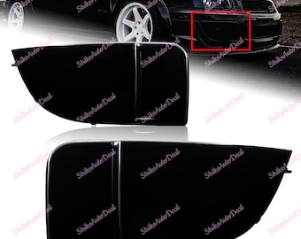 For 2004 - 2005 Subaru Impreza WRX STi Black Fog Light Lamp Bumper Bezel Cover Cap