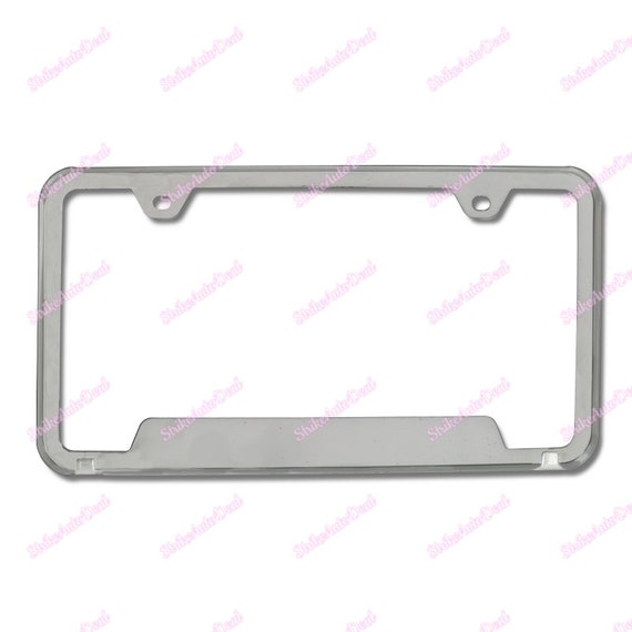 Cornice targa posteriore vecchio tipo in acciaio inox per targhe