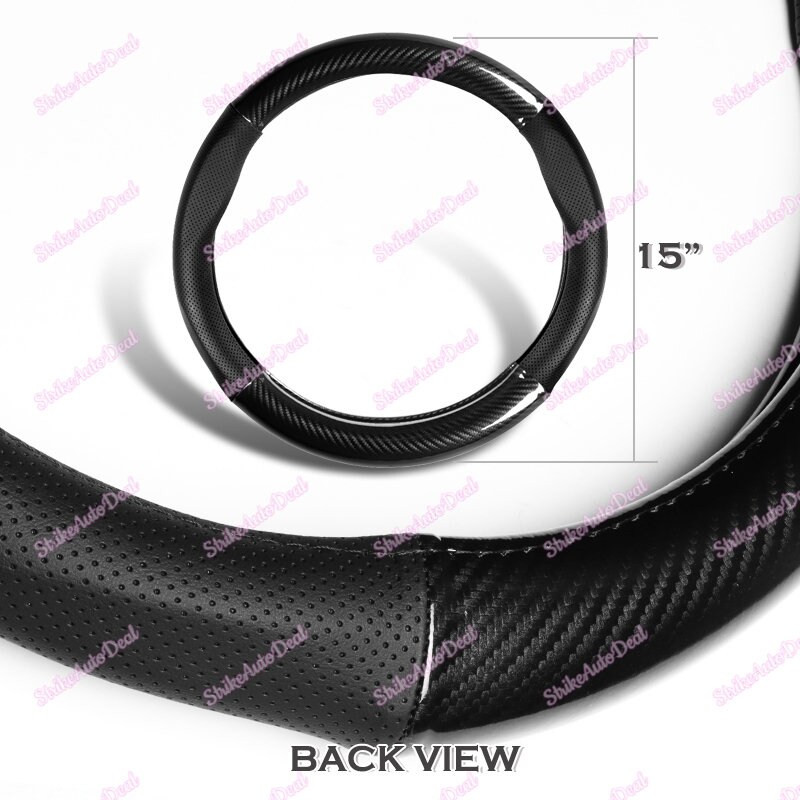 Carbon fiber steering wheel cover - .de