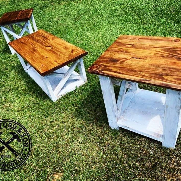 Farmhouse Coffee Table Etsy