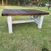 Timber Frame Farmhouse Table Set - Etsy