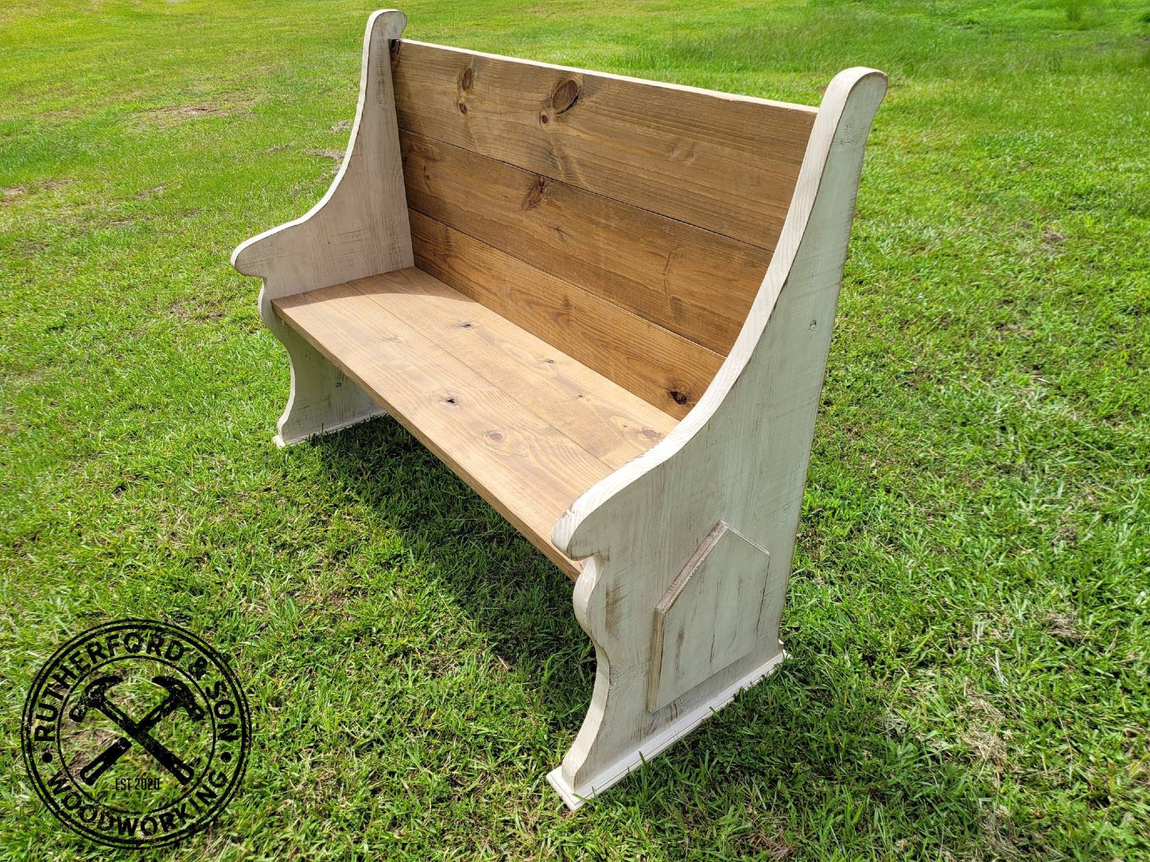 Custom Church Pew Bench - Etsy