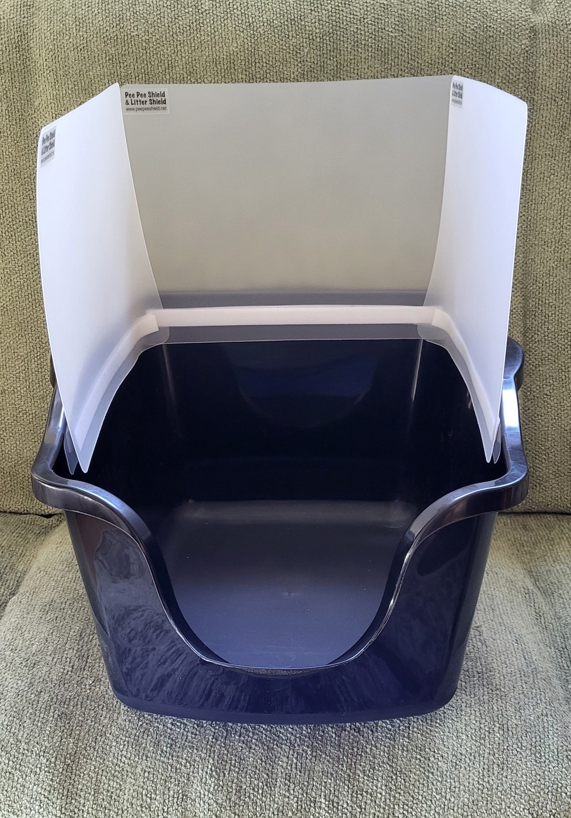Pee Pee Shield Litter Box Cat Litter Box Cat Accessories Etsy