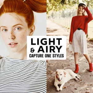 Capture One Style Pack - 10 Light and Airy C1 Styles, Bright Presets, Travel Presets, Wedding Styles, Photo Filter