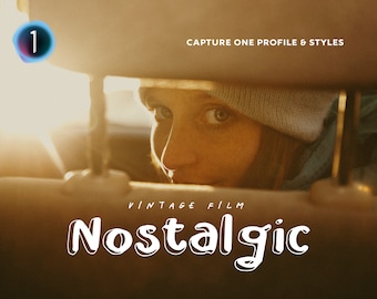Capture One Styles, NOSTALGIC Capture One Profile, Film Presets, Vintage Presets, Retro Presets, Instagram Presets