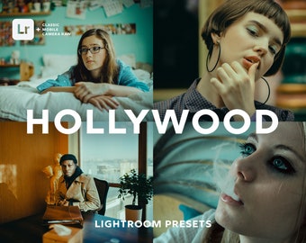 10 paramètres prédéfinis Lightroom HOLLYWOOD, paramètres cinématiques prédéfinis, paramètres prédéfinis de mauvaise humeur, paramètres prédéfinis Lightroom pour mobile, paramètres prédéfinis orange et bleu sarcelle, paramètres prédéfinis Instagram