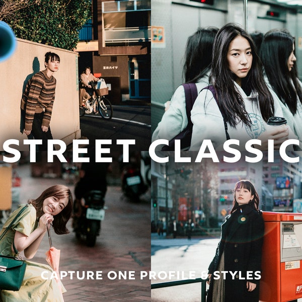 Capture One Styles, STREET CLASSIC Capture One Profile, Street Photography Presets, Film Presets, Retro Presets, Instagram Presets