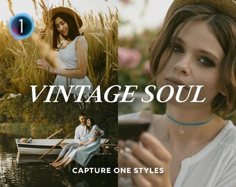 VINTAGE Capture One Styles, Capture One Profile, Vintage Presets, Retro Presets, Film Styles, Film Presets, Instagram Presets