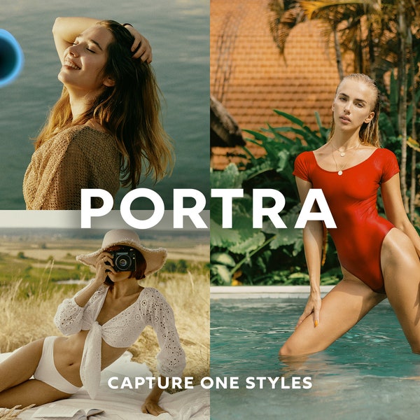 10 PORTRA Capture One Styles, Film Presets, C1 Film Styles, Retro Presets, Vintage Presets, Kodak Presets, Instagram Presets