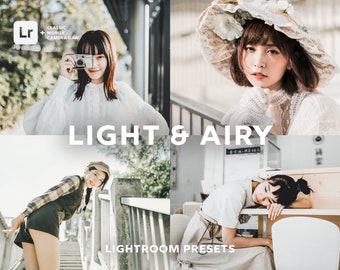 10 LIGHT AND AIRY Lightroom Presets, Light Presets, Bright Presets, Lightroom Mobile Presets, Airy Presets, Instagram Presets