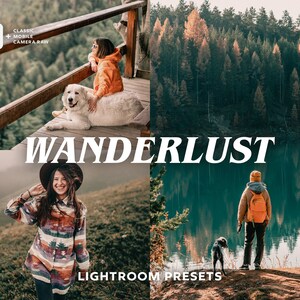 15 WANDERLUST Lightroom Presets, Travel Presets, Adventure Presets, Lightroom Mobile Presets, Moody Presets, Instagram Presets