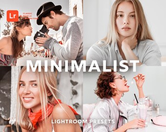 10 MINIMALIST Lightroom Presets, Light and Airy Presets, Bright Presets, Lightroom Mobile Presets, Influencer Presets, Instagram Presets