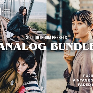 30 ANALOG Lightroom Presets, Film Presets, Analog Presets, Retro Presets, Lightroom Mobile Presets, VSCO Presets, Instagram Presets