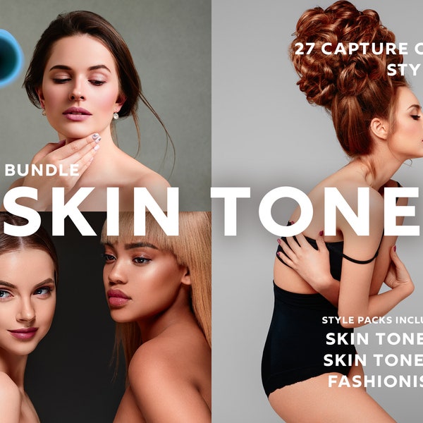 Capture One Styles, SKIN TONE Capture One Profile, Skin Tone Presets, Portrait Presets, Studio Presets, Skin Presets, Instagram Presets