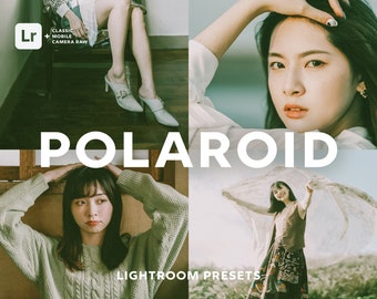10 POLAROID Lightroom-presets, filmpresets, analoge presets, Lightroom Mobile-presets, Instagram-presets