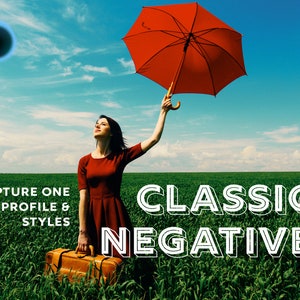 Capture One Styles, CLASSIC NEGATIVE Capture One Profile, Film Presets, 35mm Presets, Analog Presets, Instagram Presets