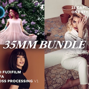 35mm Film Capture One Styles, Styles Bundle, Film Presets, Analog Style Pack, Vintage Presets, Retro Presets, Instagram Presets