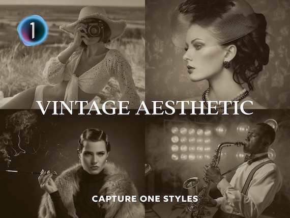 Capture One Styles, VINTAGE AESTHETICS Capture One Styles, Sepia Presets, Film Presets, Retro Presets, Instagram Presets