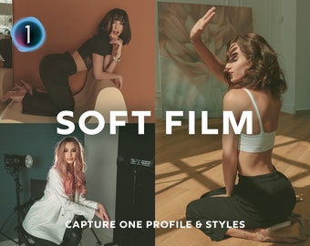 Estilos de Capture One, Perfil de Capture One para PELÍCULA SUAVE, Ajustes preestablecidos de película, Ajustes preestablecidos analógicos, Ajustes preestablecidos de retrato, Ajustes preestablecidos de Instagram