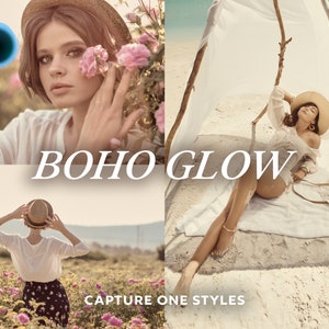 BOHO GLOW Capture One Styles, Bohemian Capture One, Boho Presets, Earthy Presets, Light and Airy Presets, Instagram Presets
