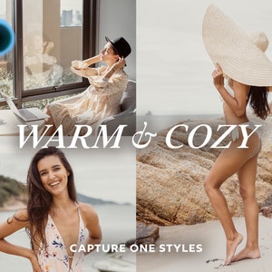 WARM AND COZY Capture One Styles, Bohemian Capture One, Boho Presets, Moody Presets, Warm Presets, Instagram Presets