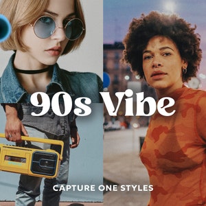 90s Capture One Styles, Aesthetic Capture One Film, Film Preset, Analog Preset, Portra Preset, Nineties Preset, Instagram Presets
