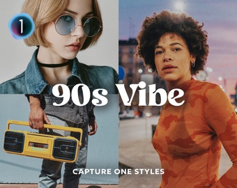 90s Capture One Styles, Aesthetic Capture One Film, Film Preset, Analog Preset, Portra Preset, Nineties Preset, Instagram Presets