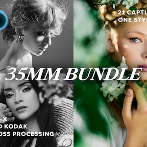 35mm Film Capture One Styles, Styles Bundle, Film Presets, Analog Style Pack, Vintage Presets, Retro Presets, Instagram Presets